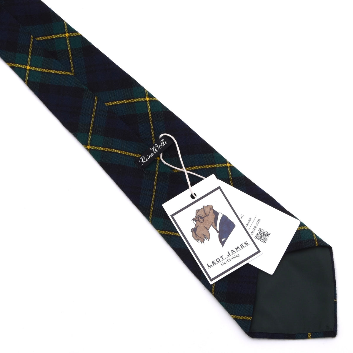Vintage 100% Wolle Krawatte Breite: 11 cm – Gordon Tartan