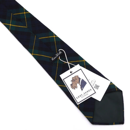 Vintage 100% Wolle Krawatte Breite: 11 cm – Gordon Tartan