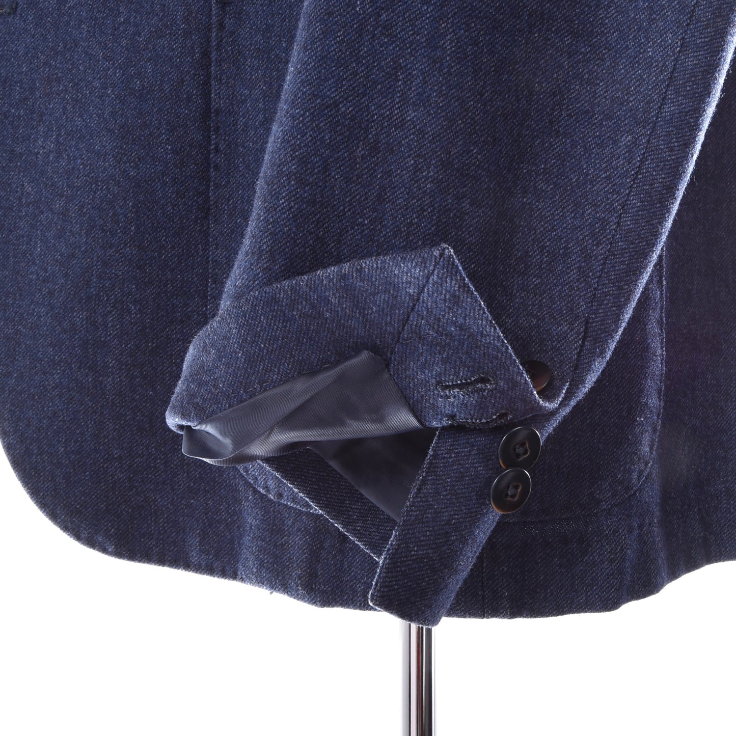 Azzura Wool-Blend Jacket Size 56 Chest ca. 57cm - Blue