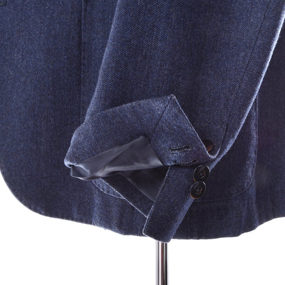 Azzura Wool-Blend Jacket Size 56 Chest ca. 57cm - Blue