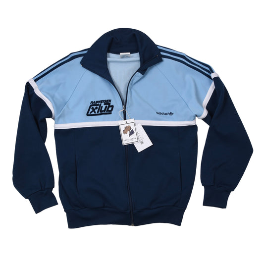 Vintage Adidas Trainingsjacke Größe 174 ca. 52cm - Blau/Marineblau