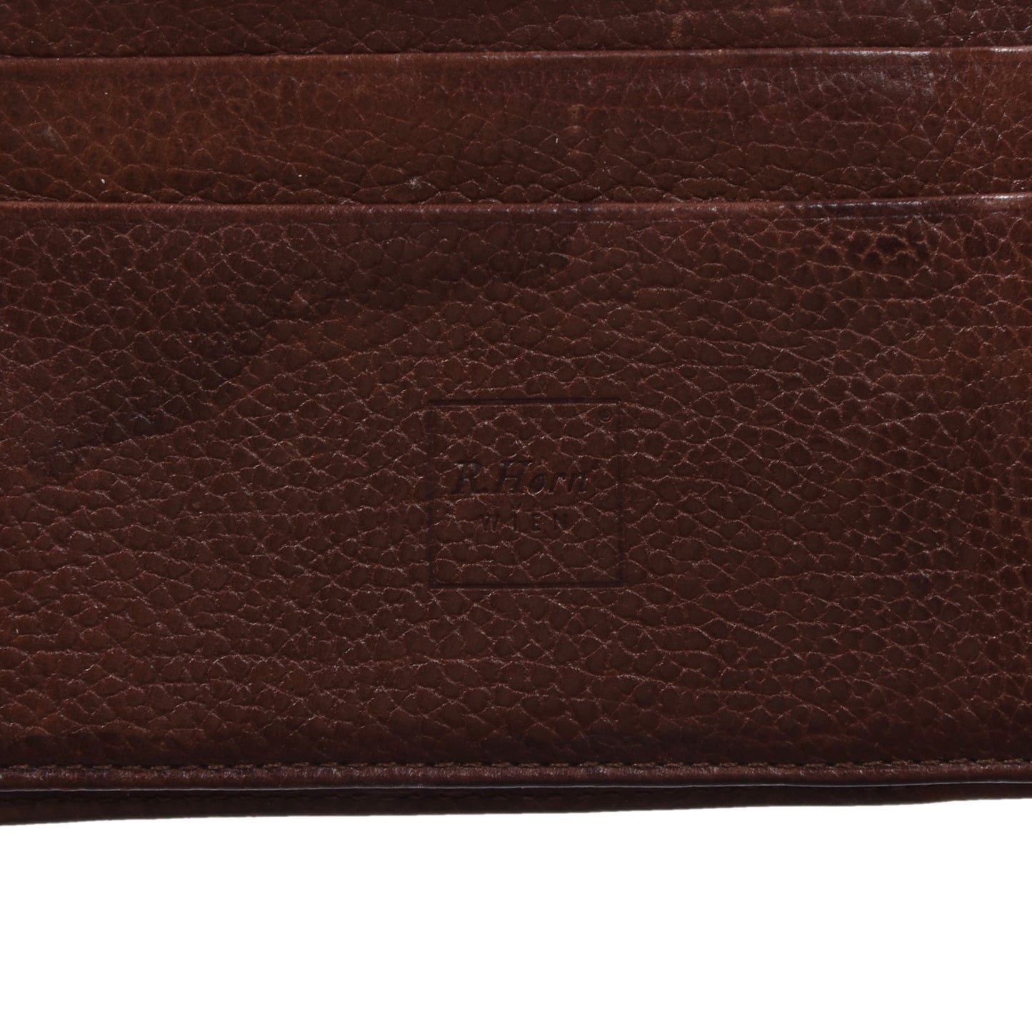 R. Horn Wien Leather Wallet ca. 13cm - Brown