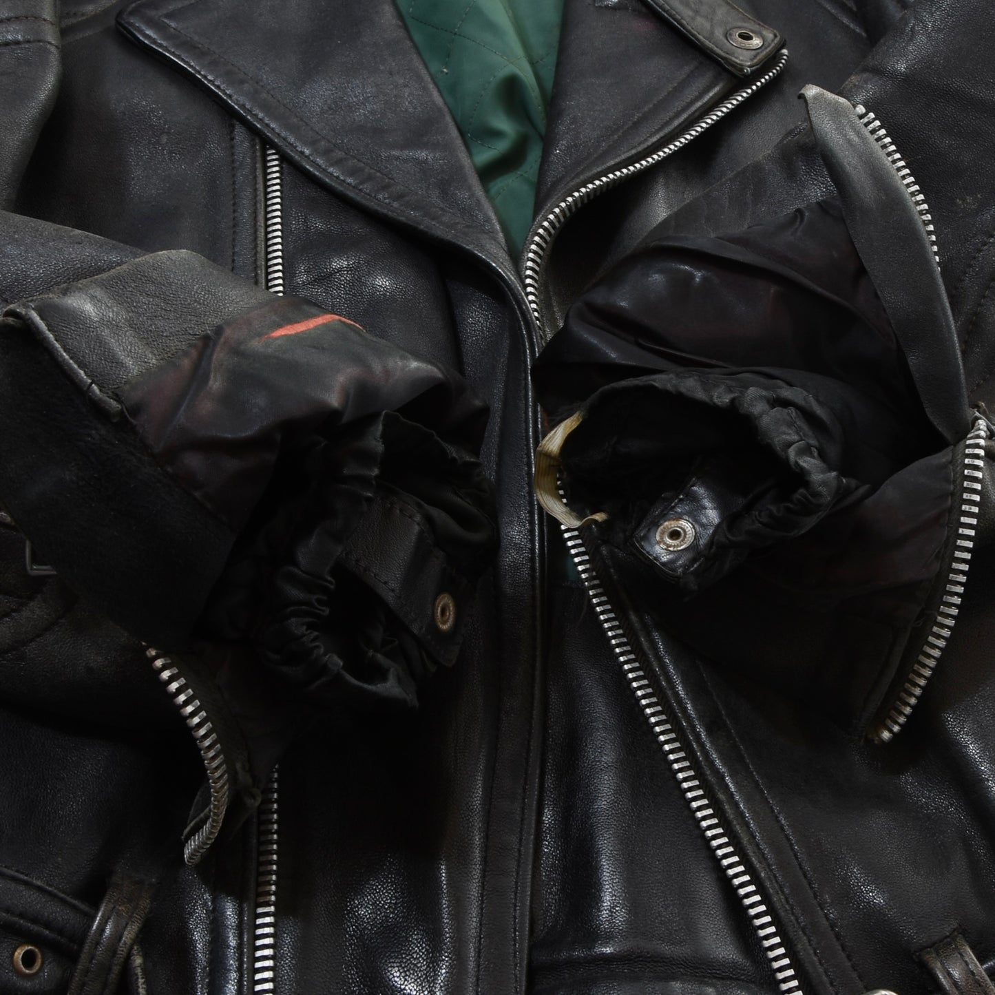 Jacques Icek Vintage Leather Jacket - Black