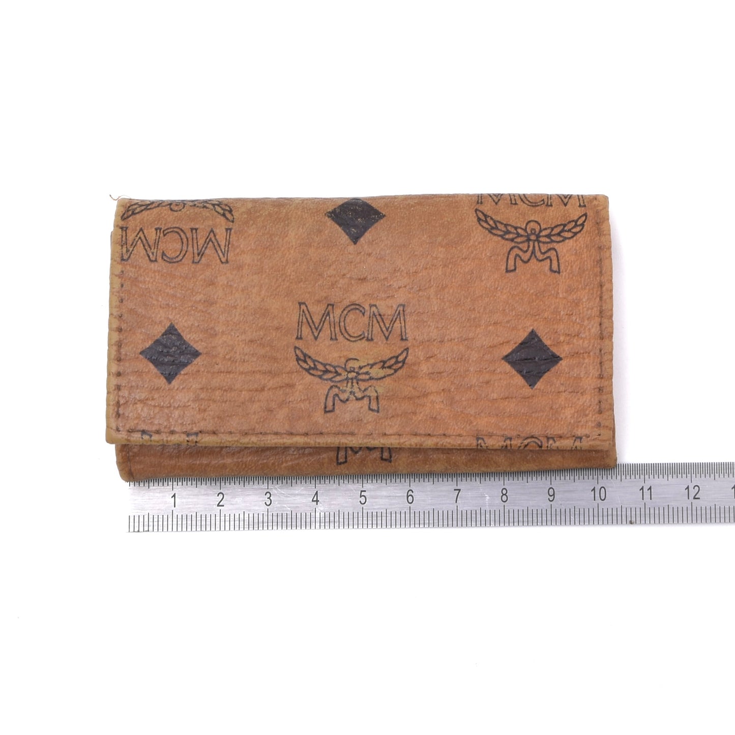 Vintage MCM Leder Schlüsseletui - Hellbraun