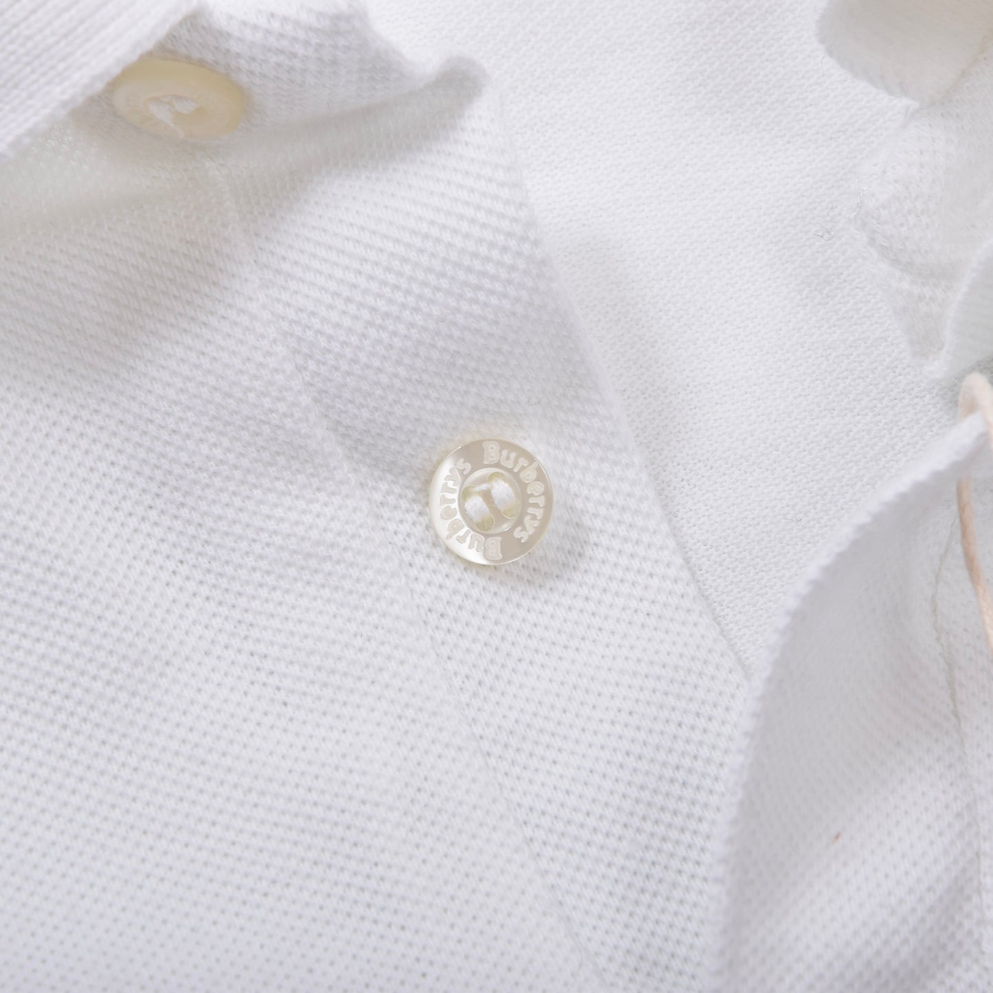 Vintage Burberrys &amp; Sunspel Poloshirts Größe XL ca. 56,5-60cm - Weiß/Navy