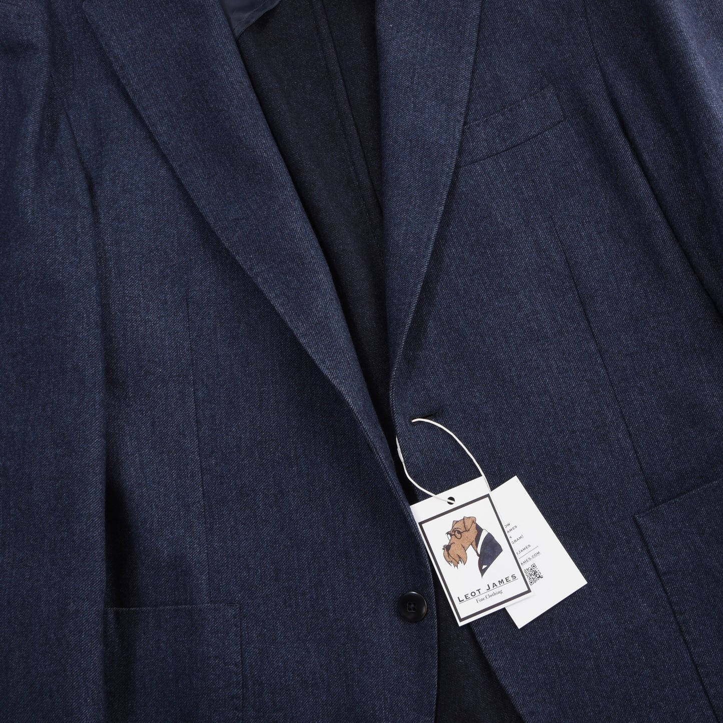 Azzura Wool-Blend Jacket Size 56 Chest ca. 57cm - Blue