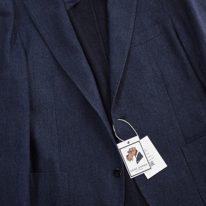 Azzura Wool-Blend Jacket Size 56 Chest ca. 57cm - Blue