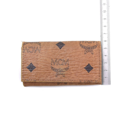 Vintage MCM Leder Schlüsseletui - Hellbraun