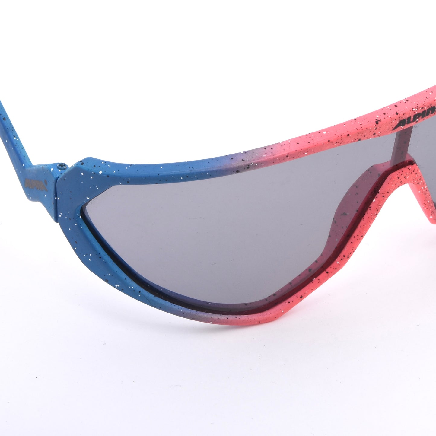 Alpina Dogleg Vintage Cycling Sunglasses - Blue/Pink