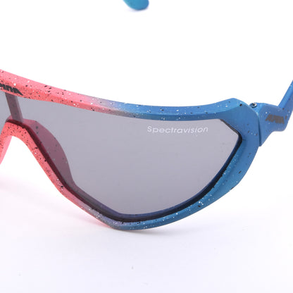 Alpina Dogleg Vintage Cycling Sunglasses - Blue/Pink