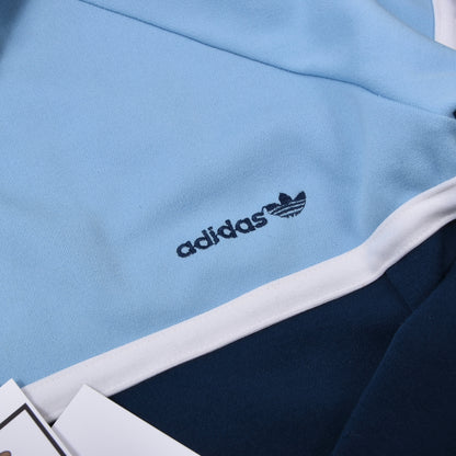 Vintage Adidas Trainingsjacke Größe 174 ca. 52cm - Blau/Marineblau