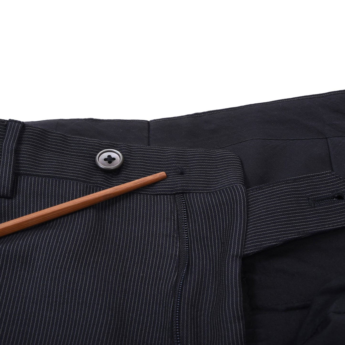 Corneliani 100% Wolle 18,25 Mikron Anzug Größe 48 Brust ca. 50,5cm - Nadelstreifen