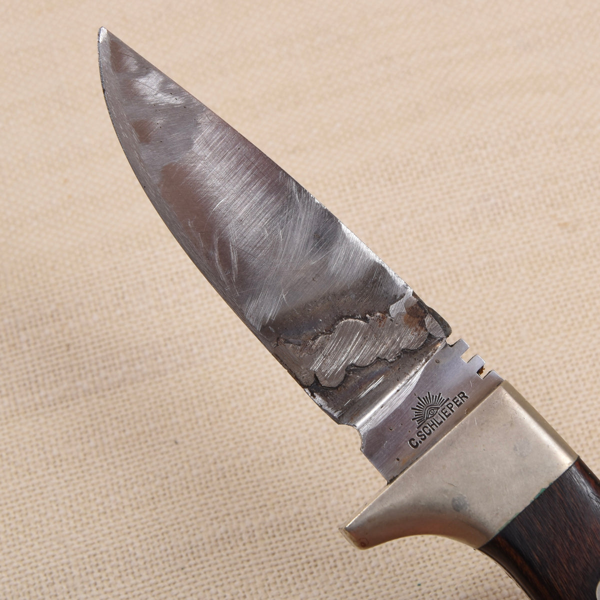 Carl Schlieper Augenmesser Solingen 18 cm Jagdmesser