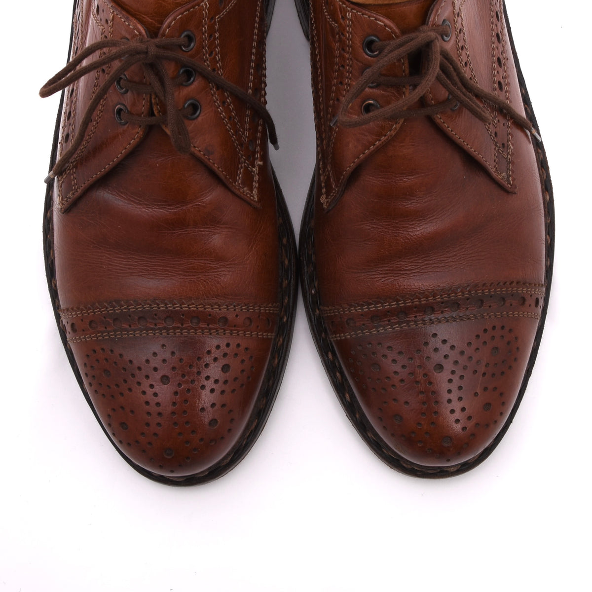 Heinrich Dinkelacker Brogue Shoes Size  8 - Brown