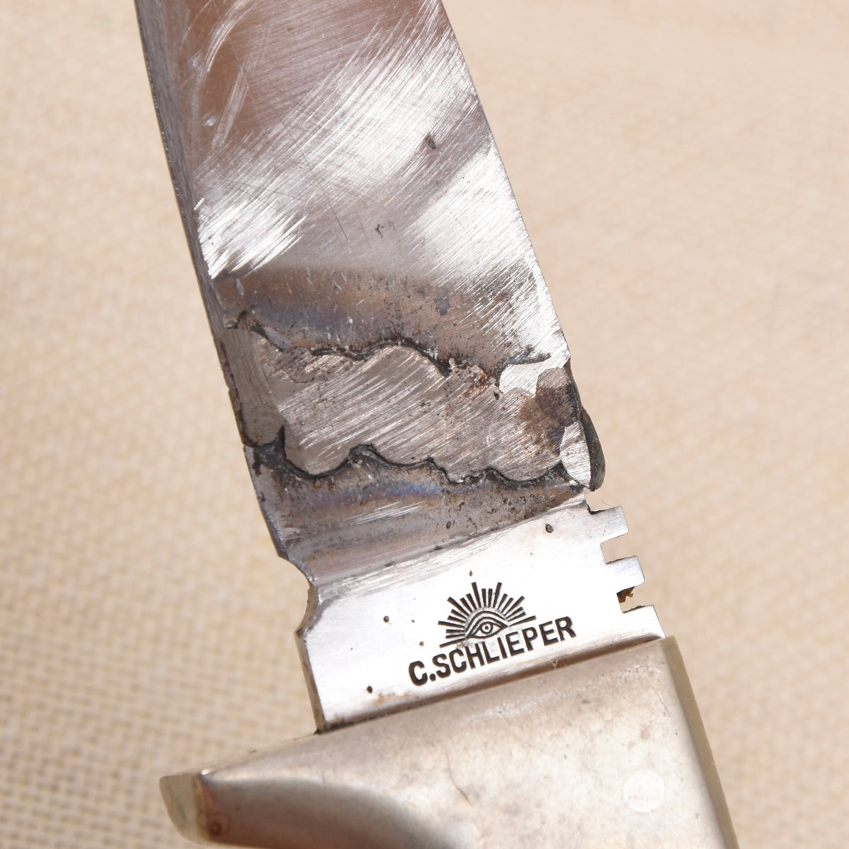 Carl Schlieper Augenmesser Solingen 18 cm Jagdmesser