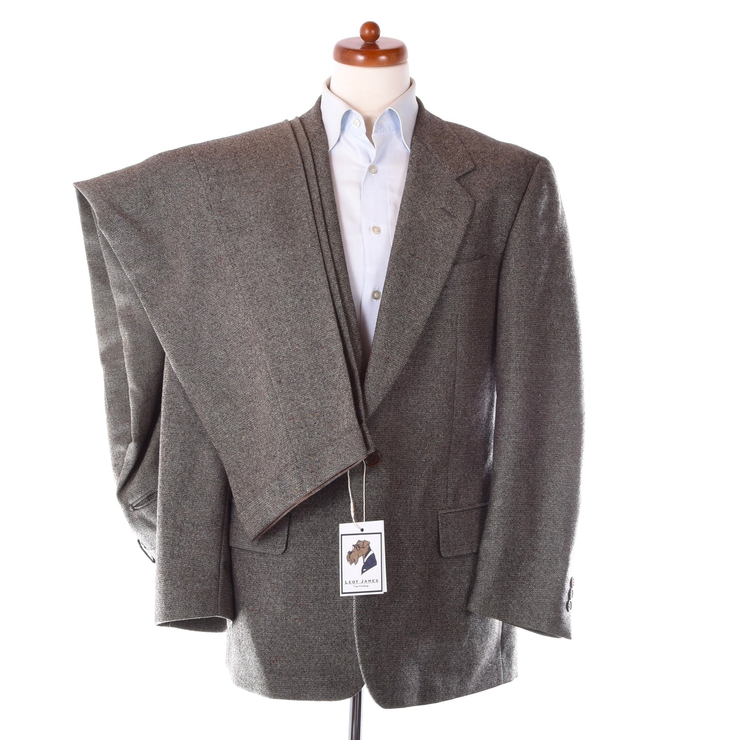 Vintage Ermenegildo Zegna Donegal Tweed Wollanzug Brust ca. 56cm