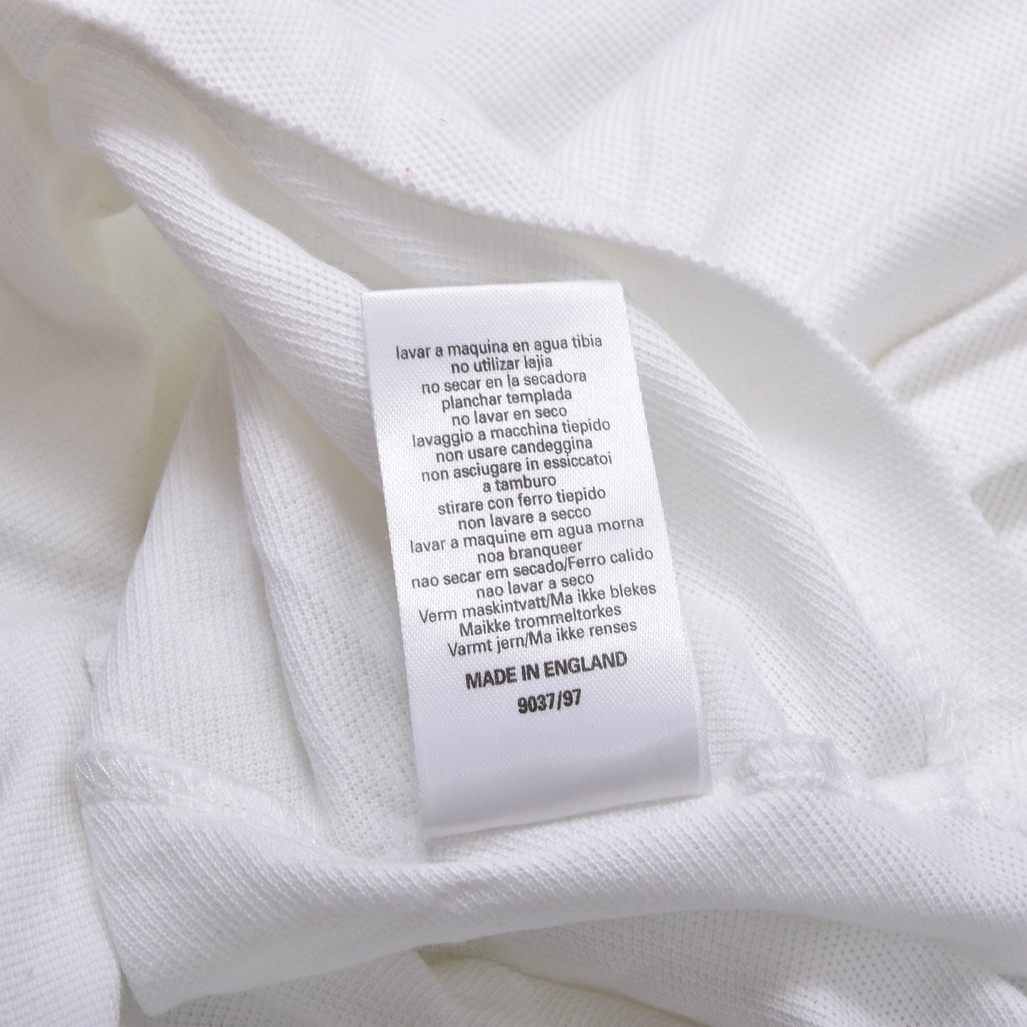 Vintage Burberrys &amp; Sunspel Poloshirts Größe XL ca. 56,5-60cm - Weiß/Navy