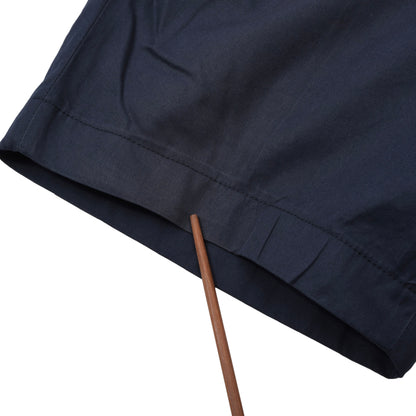 Brioni Baumwollshorts „Cortina“, Größe 52 (ca. 44,5 cm), Marineblau