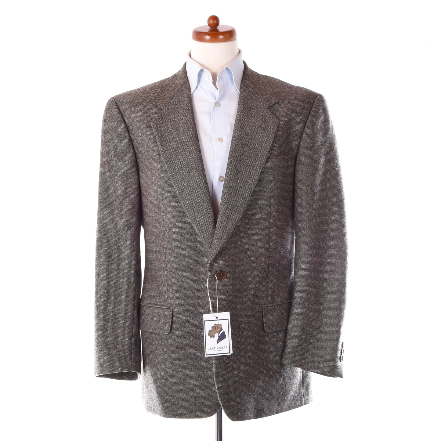 Vintage Ermenegildo Zegna Donegal Tweed Wollanzug Brust ca. 56cm