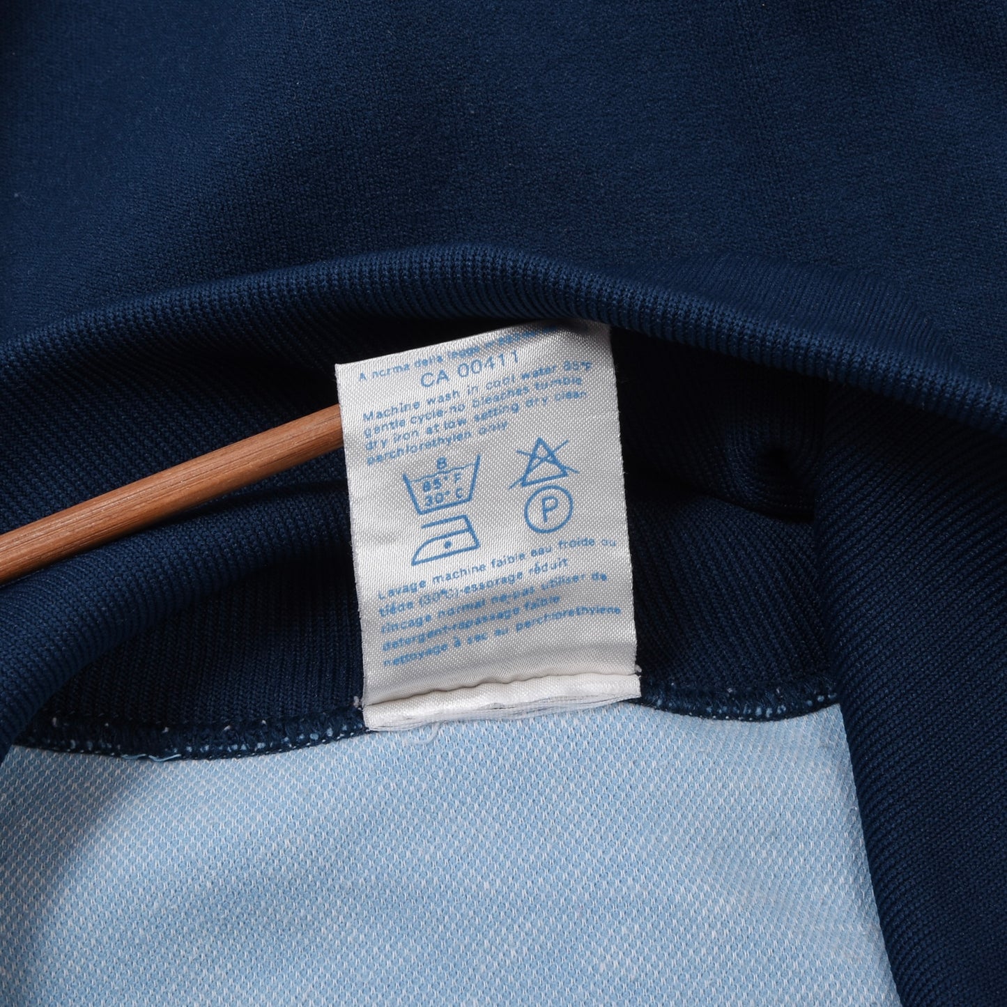 Vintage Adidas Trainingsjacke Größe 174 ca. 52cm - Blau/Marineblau