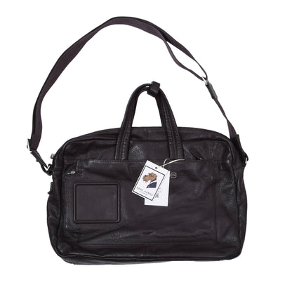 Piquadro Leder Laptoptasche ca. 43cm - Dunkelbraun