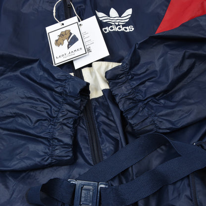 Vintage '80s Adidas Nylon Rain Jacket Size D50 - Navy/Red/White