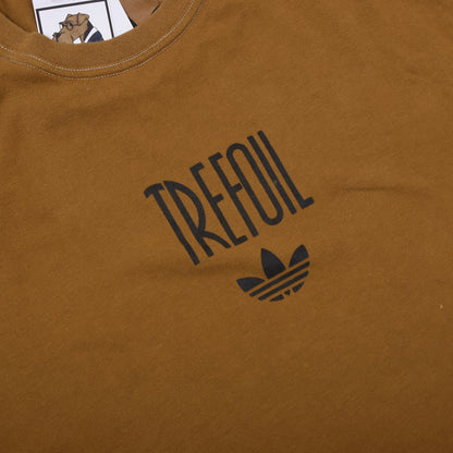 Vintage Adidas T-Shirt ca. 69cm - Gold-Braun