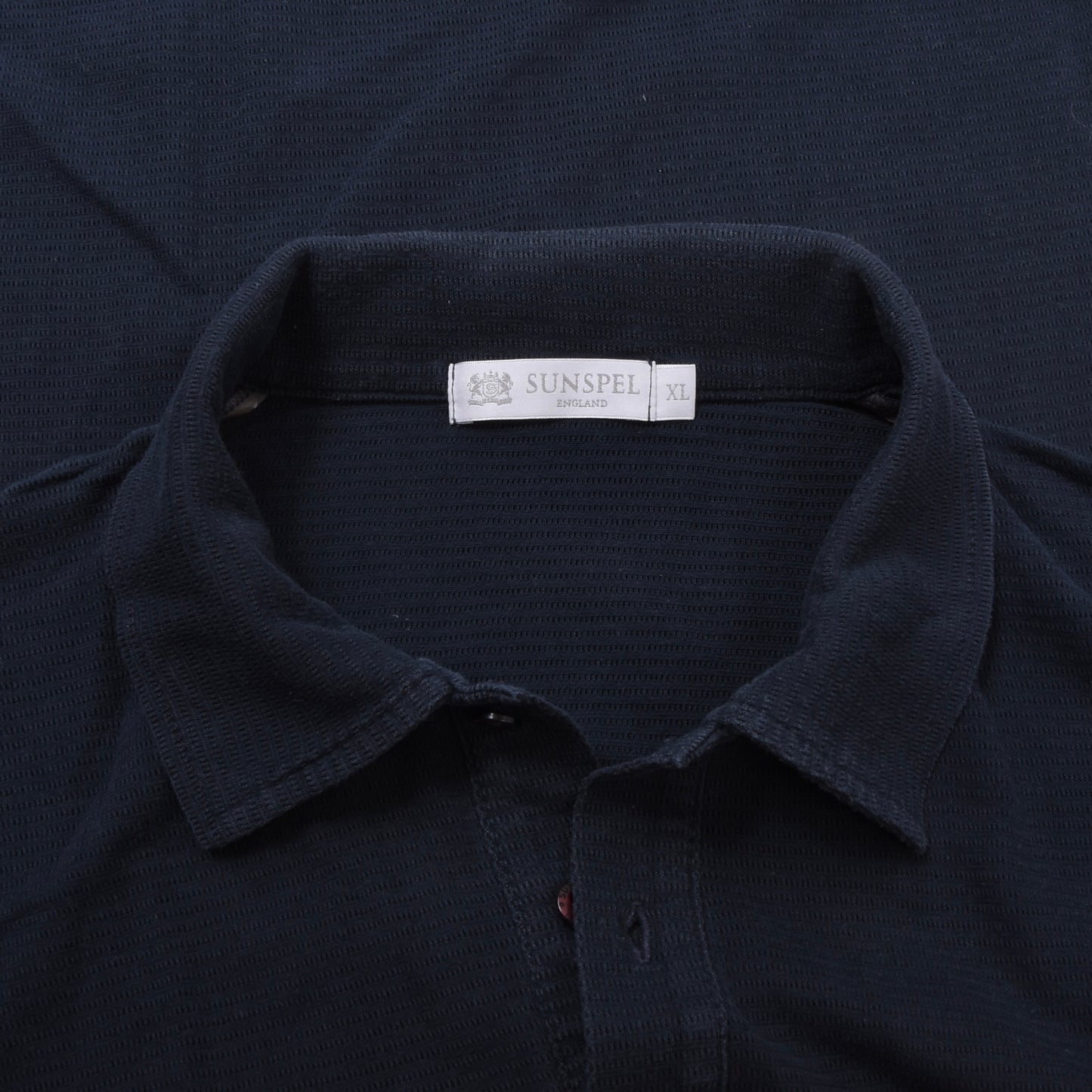 Vintage Burberrys &amp; Sunspel Poloshirts Größe XL ca. 56,5-60cm - Weiß/Navy