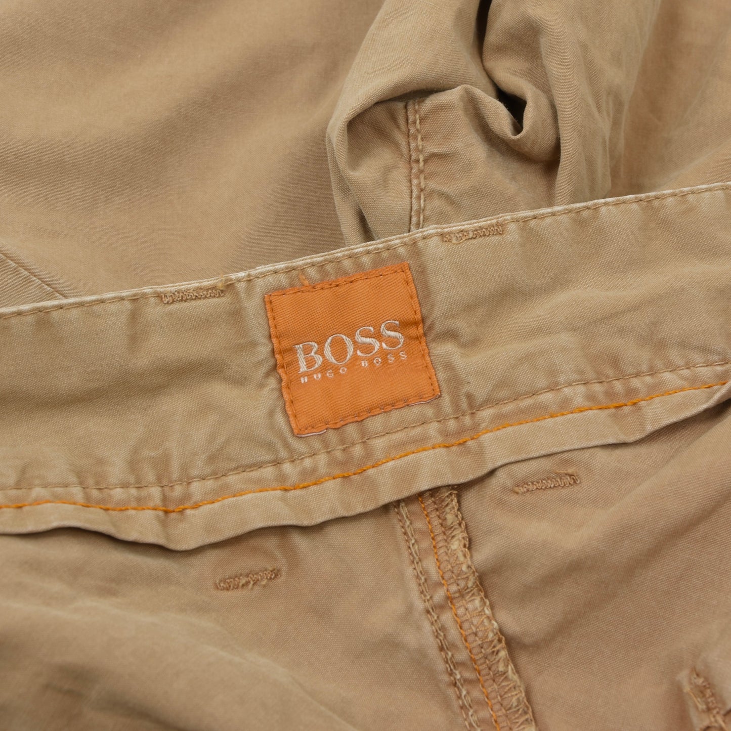 Hugo Boss Cargo Shorts Size 46 - Tan