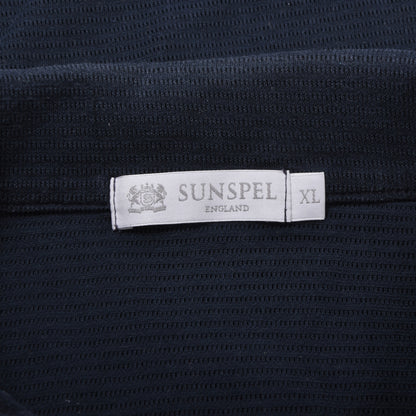 Vintage Burberrys &amp; Sunspel Poloshirts Größe XL ca. 56,5-60cm - Weiß/Navy