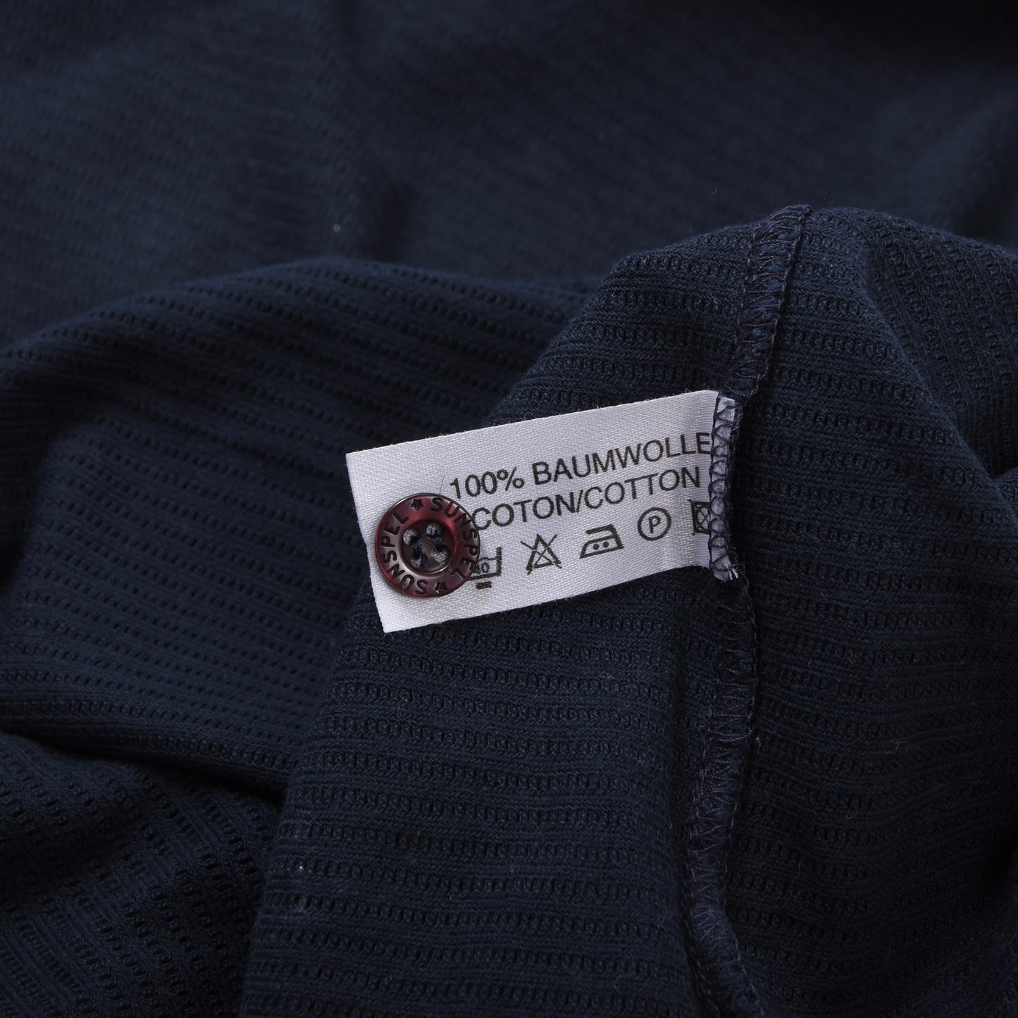 Vintage Burberrys &amp; Sunspel Poloshirts Größe XL ca. 56,5-60cm - Weiß/Navy