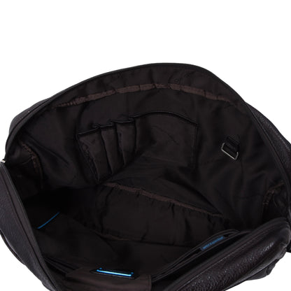 Piquadro Leder Laptoptasche ca. 43cm - Dunkelbraun