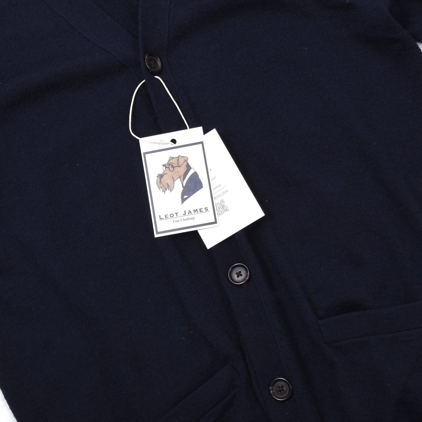 Polo Ralph Lauren Waschbarer Cardigan aus Merinowolle, Größe M, Slim Fit, ca. 47,5 cm, Marineblau