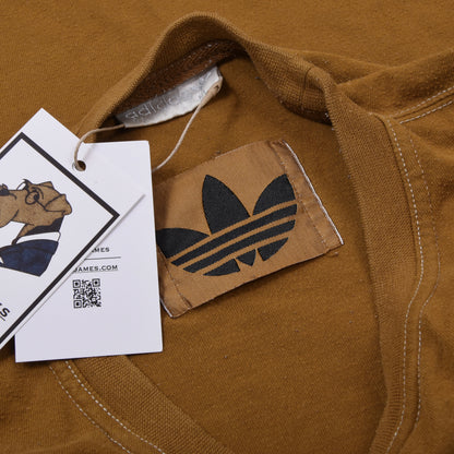 Vintage Adidas T-Shirt ca. 69cm - Gold-Braun
