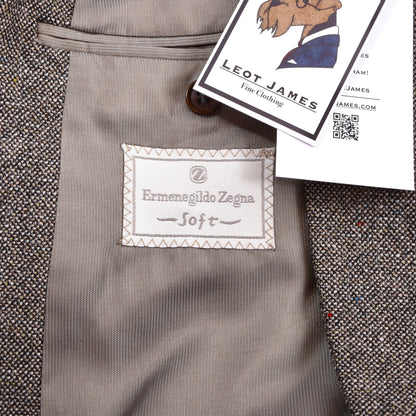 Vintage Ermenegildo Zegna Donegal Tweed Wollanzug Brust ca. 56cm