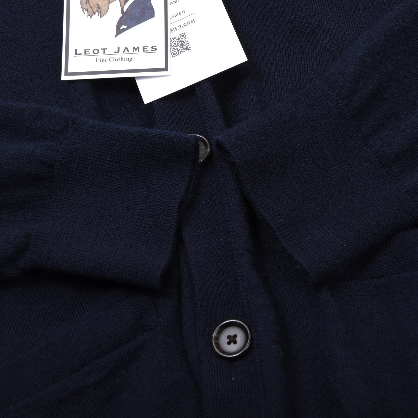 Polo Ralph Lauren Waschbarer Cardigan aus Merinowolle, Größe M, Slim Fit, ca. 47,5 cm, Marineblau