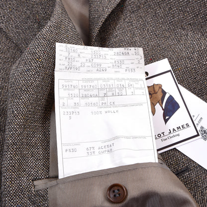 Vintage Ermenegildo Zegna Donegal Tweed Wollanzug Brust ca. 56cm
