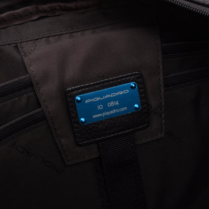 Piquadro Leder Laptoptasche ca. 43cm - Dunkelbraun