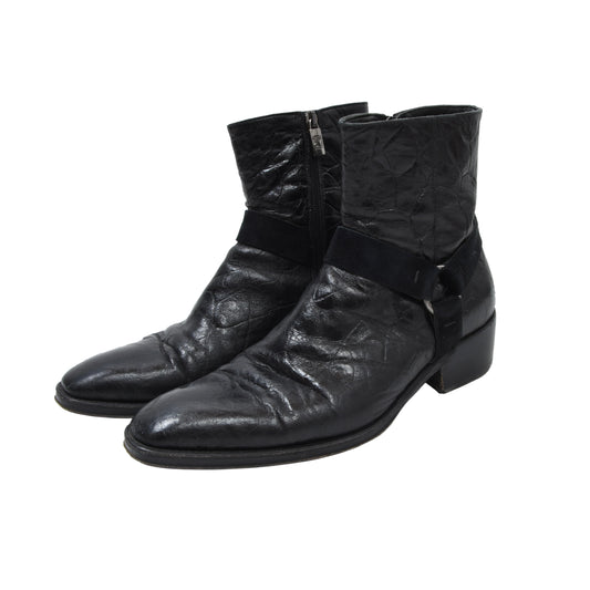 Jo Ghost Leather Boots Size 42 - Black