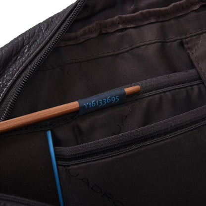 Piquadro Leder Laptoptasche ca. 43cm - Dunkelbraun