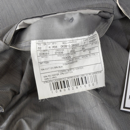 Boglioli Cotton-Silk Jacket Size 52 - Stripes SEE PHOTOS