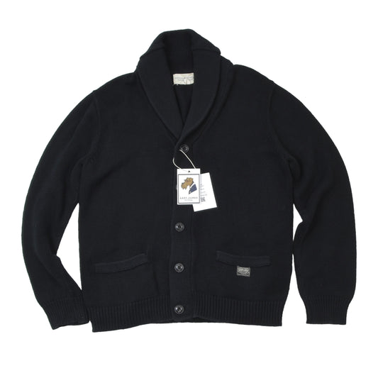 Denim & Supply Ralph Lauren Shawl Collared Cardigan Sweater Size L - Black