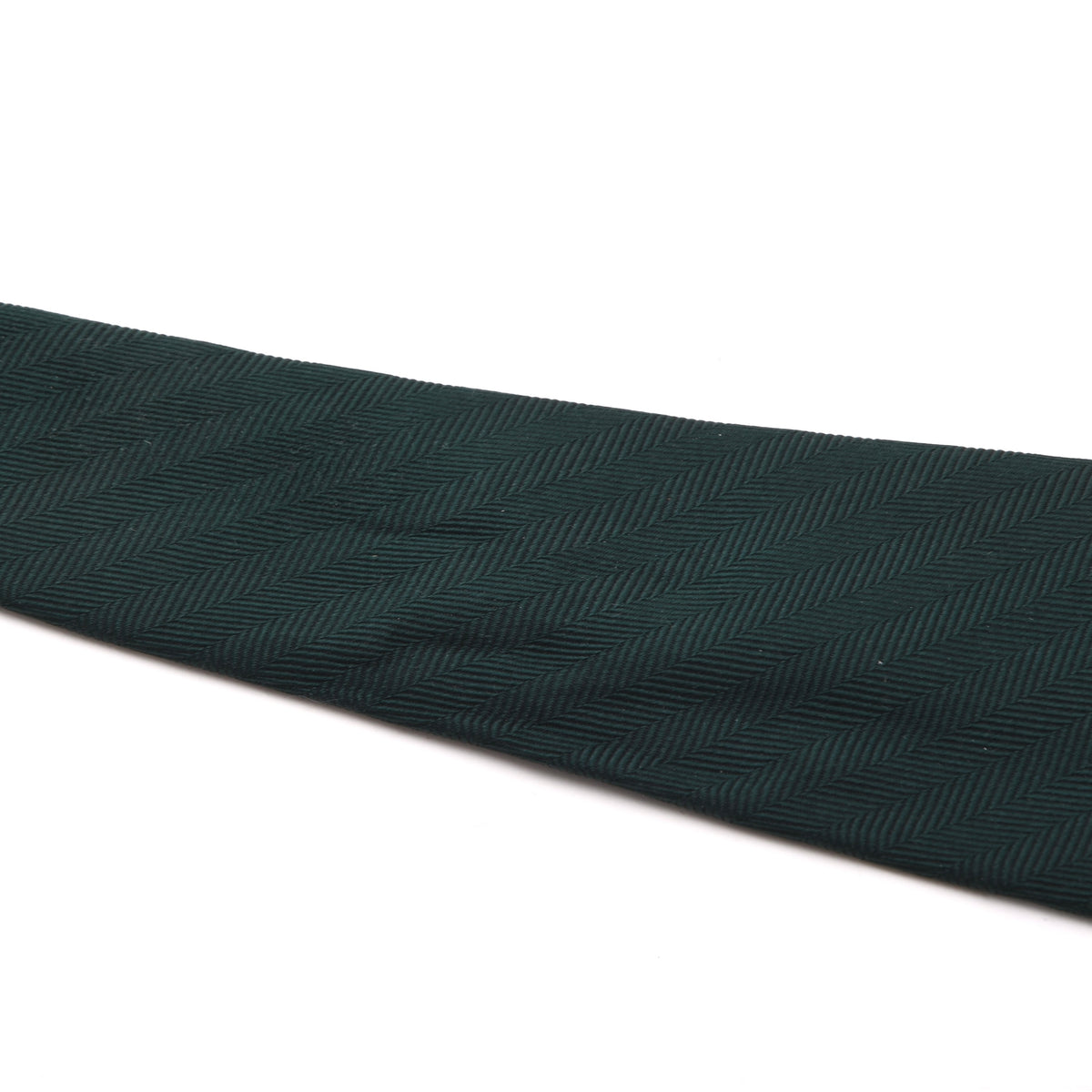 Polo Ralph Lauren Silk Tie Made in Germany - Green Herringbone
