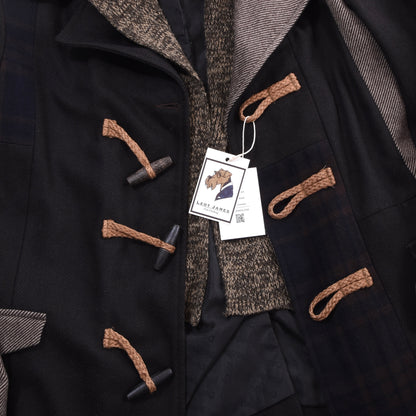 Desigual Wool Duffle Coat/Jacket Size 50 ca. 55.5cm - Patchwork