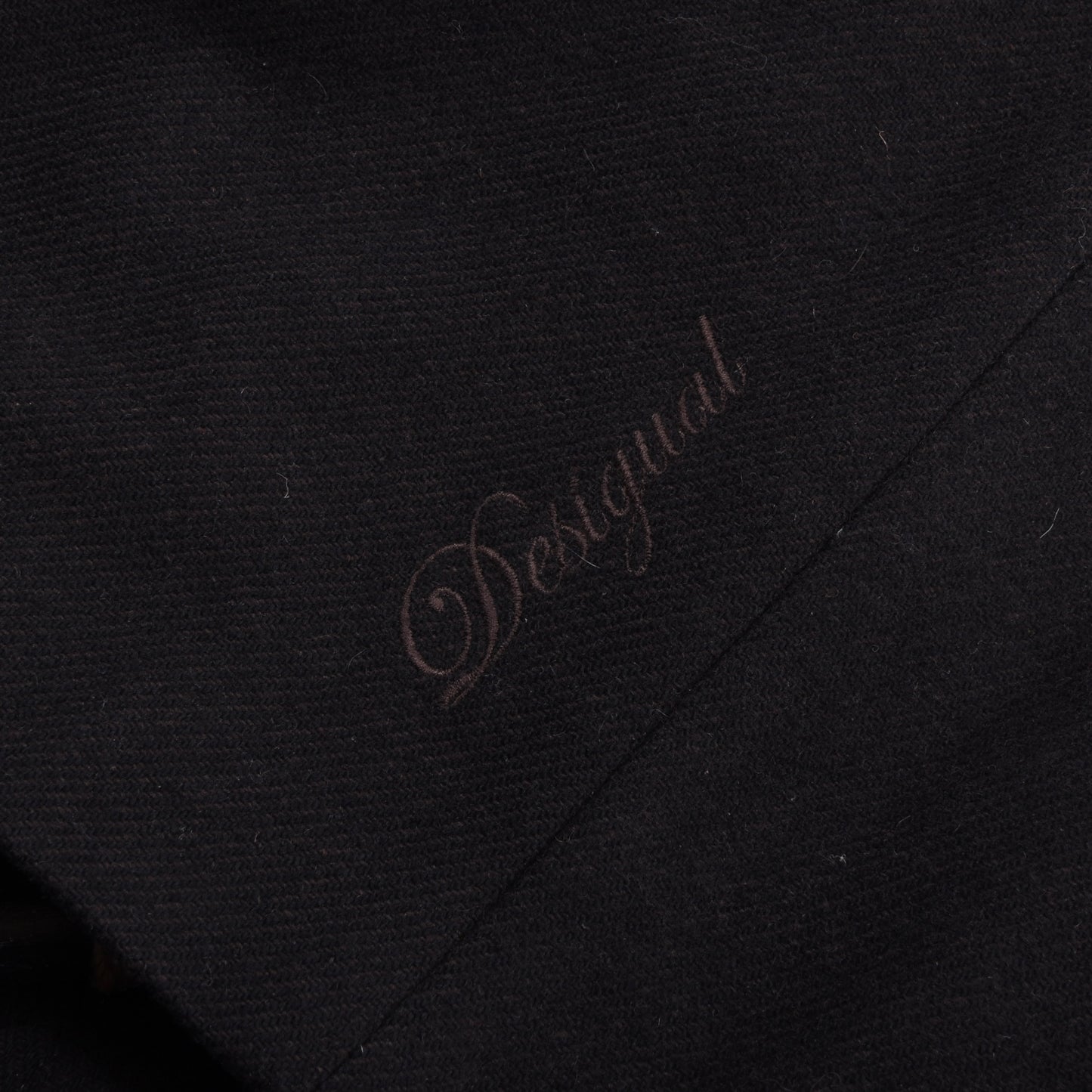 Desigual Wool Duffle Coat/Jacket Size 50 ca. 55.5cm - Patchwork