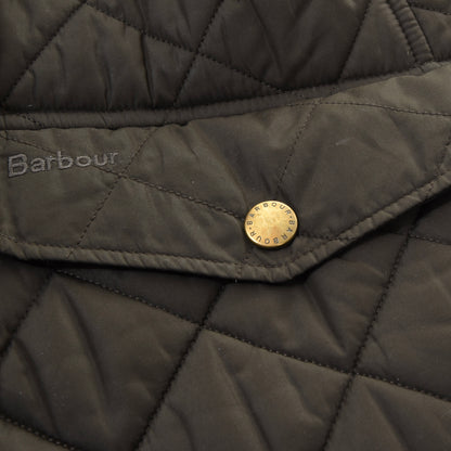 Barbour Bardon Fleece-Lined Quilted Jacket Size L - Green-Brown