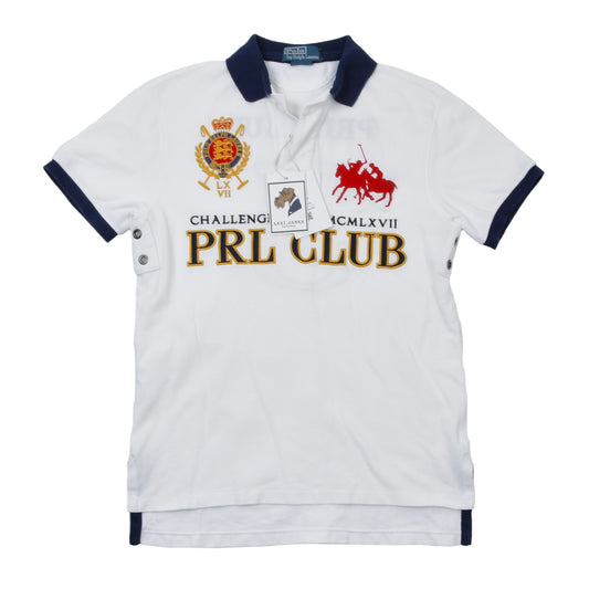 Polo Ralph Lauren Club Challenge Cup Polo Shirt Chest ca. 48cm - White