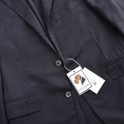 Corneliani 100% Wolle 18,25 Mikron Anzug Größe 48 Brust ca. 50,5cm - Nadelstreifen