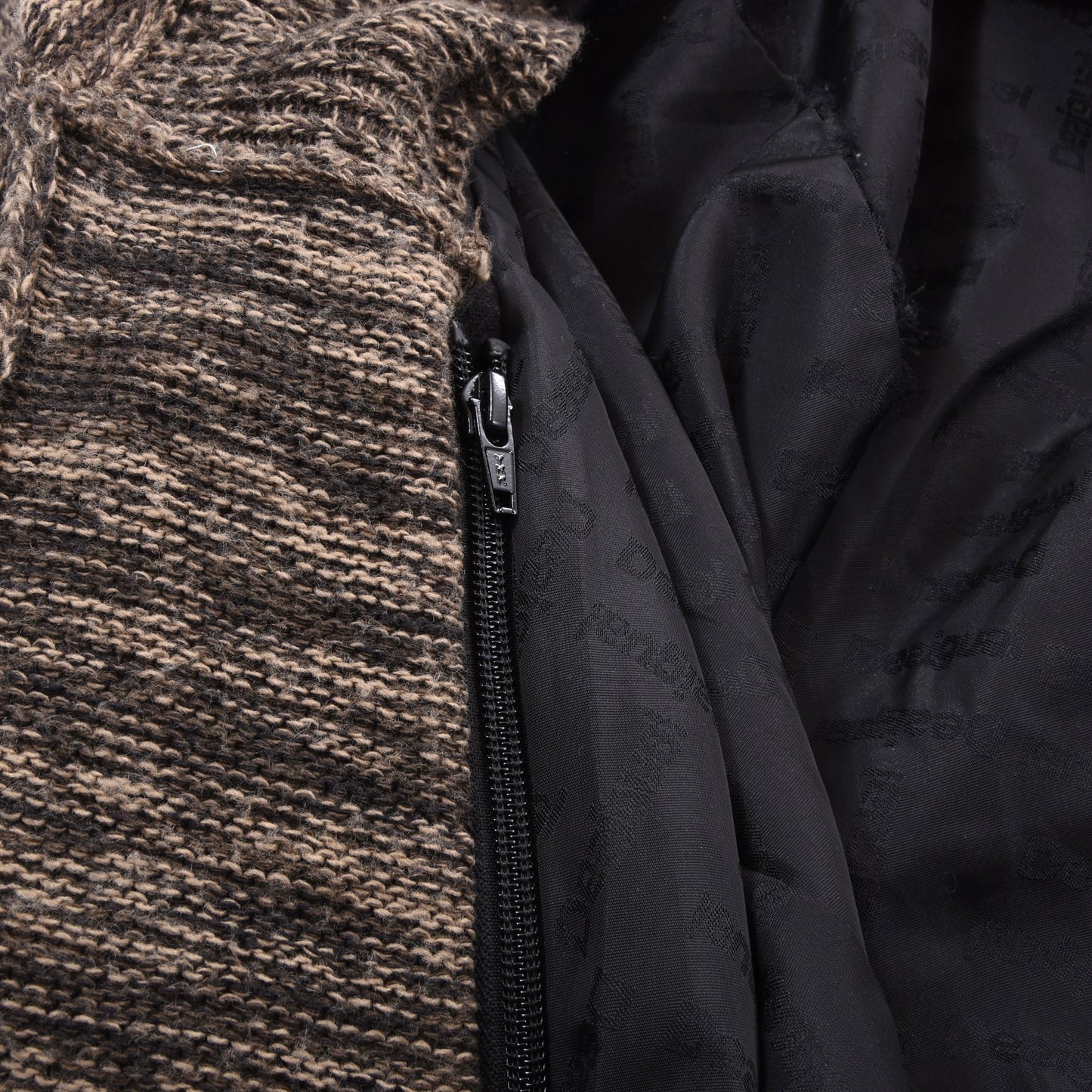 Desigual Wool Duffle Coat/Jacket Size 50 ca. 55.5cm - Patchwork