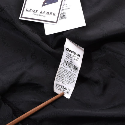 Desigual Wool Duffle Coat/Jacket Size 50 ca. 55.5cm - Patchwork